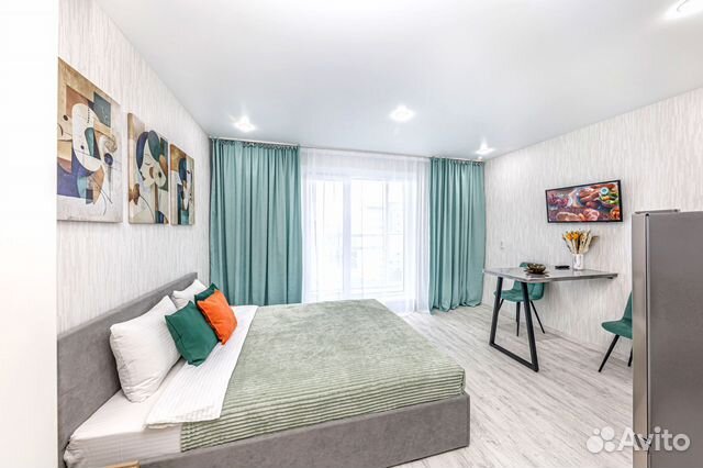 

Квартира-студия, 28 м², 1 кровать