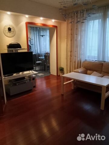 

1-к. квартира, 44 м², 2 кровати