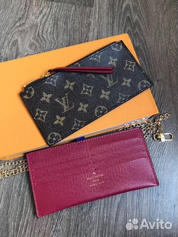 Клатч Louis Vuitton felicie бордо монограмм