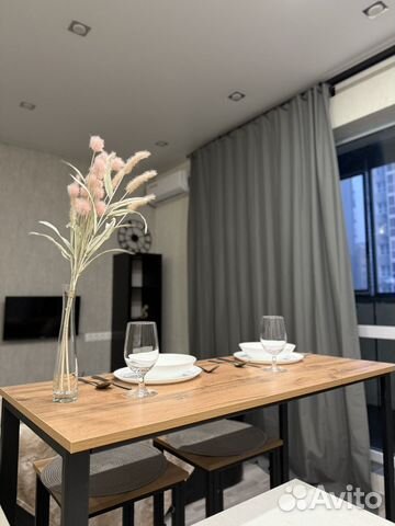 

Квартира-студия, 44 м², 2 кровати