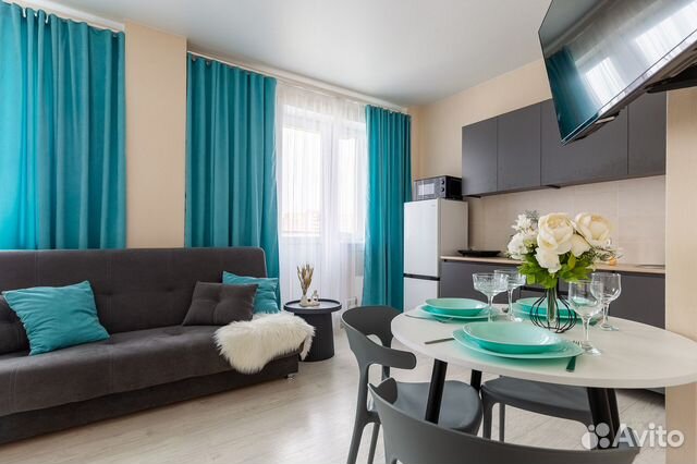 

Квартира-студия, 30 м², 2 кровати