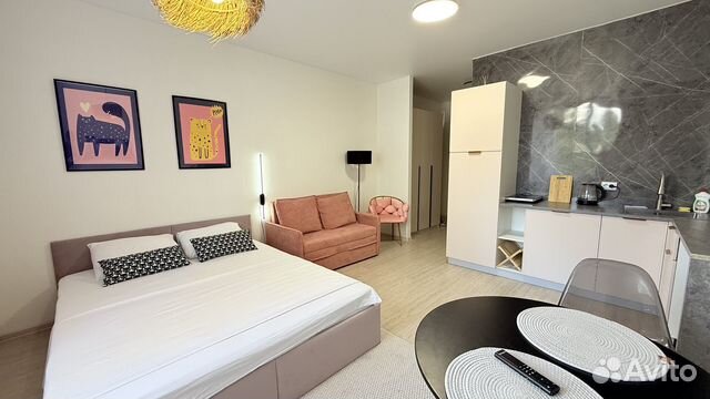 

Квартира-студия, 32 м², 2 кровати