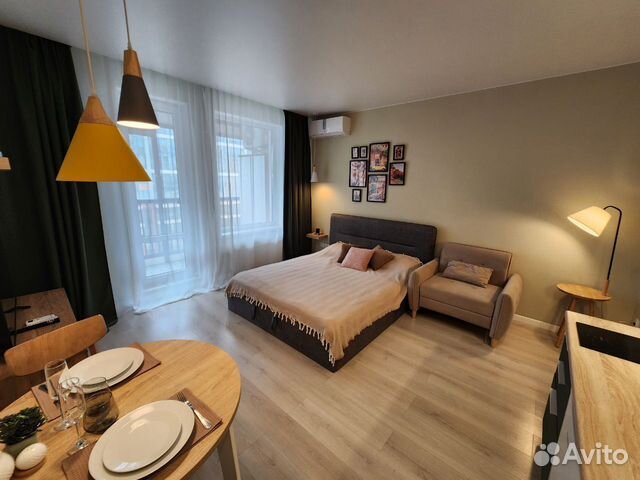

Квартира-студия, 25 м², 2 кровати