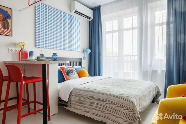 

Квартира-студия, 22 м², 1 кровать