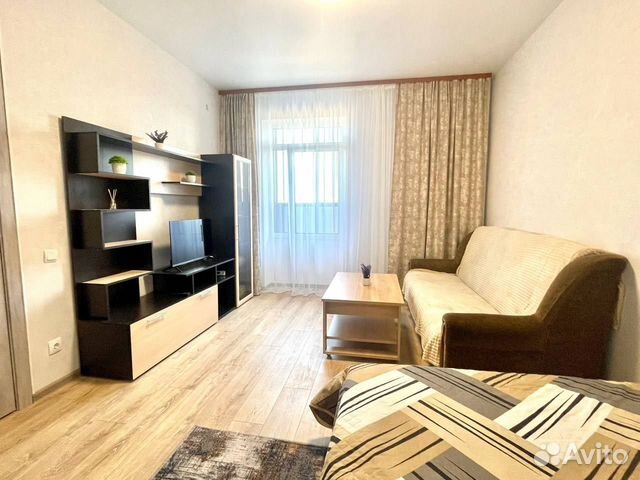 

1-к. квартира, 38,4 м², 2 кровати