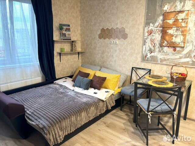 

Квартира-студия, 25 м², 1 кровать