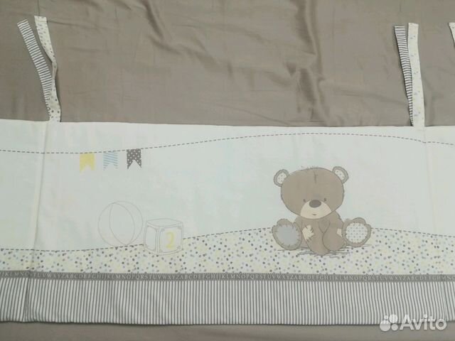 Бортики на половину кроватки Mothercare для новоро
