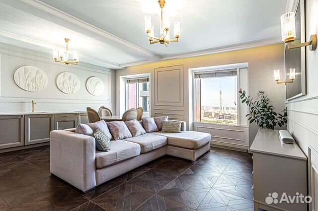 

1-к. квартира, 62 м², 2 кровати