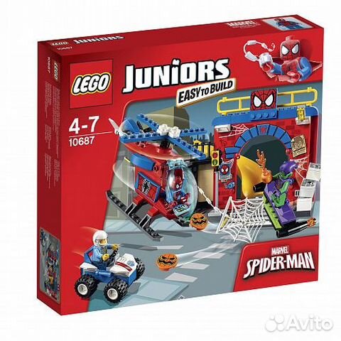 Lego Juniors 10687 Убежище Человека-паука Lego Juniors 10687 Убежище Человека-паука