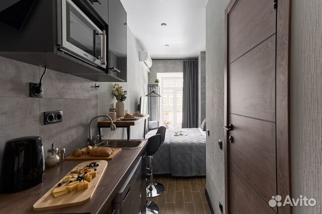 

Квартира-студия, 14 м², 1 кровать