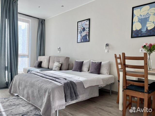 

Квартира-студия, 33 м², 1 кровать