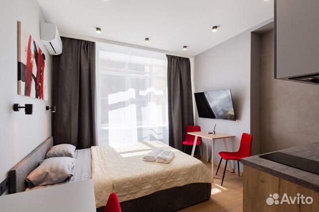 

Квартира-студия, 25 м², 1 кровать