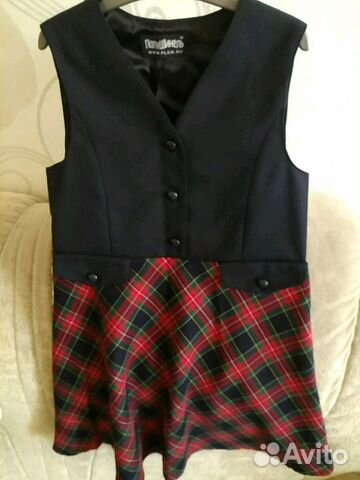 Школьная форма сарафан и юбка Полишинель