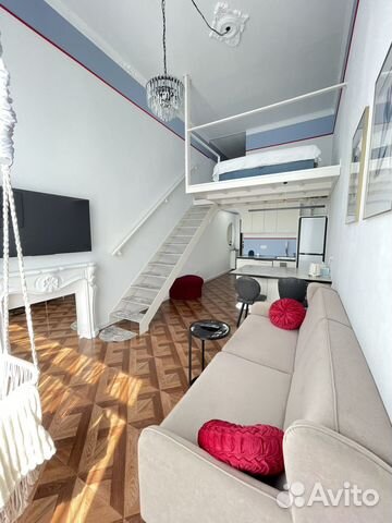 

Квартира-студия, 40 м², 2 кровати