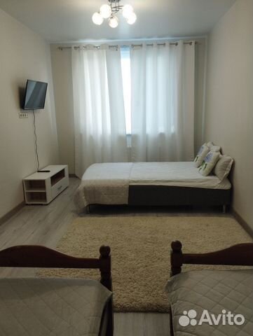 

1-к. квартира, 42 м², 3 кровати