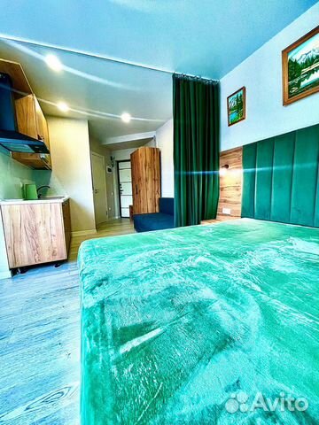 

Квартира-студия в апарт-отеле, 22 м², 3 кровати