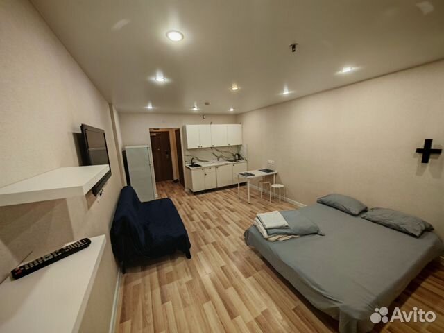 

Квартира-студия, 28 м², 2 кровати