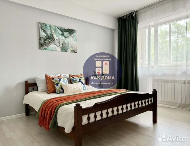 

Квартира-студия, 33 м², 2 кровати