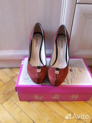 Туфли натур.замша Италия