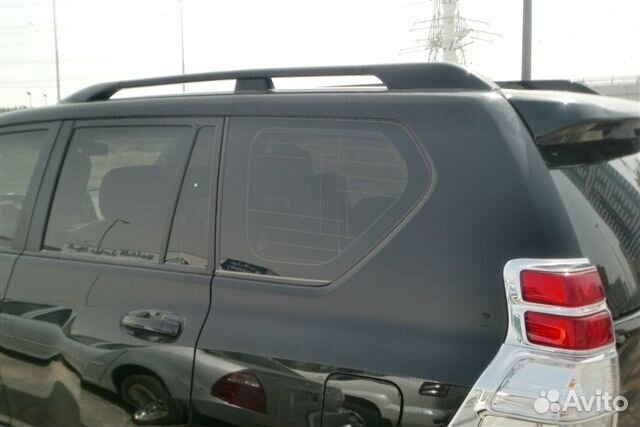 Рейлинги черные Toyota Land Cruiser Prado 150