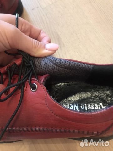 Женские ботинки кожа