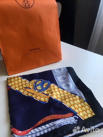 Платок Hermes оригинал 90см