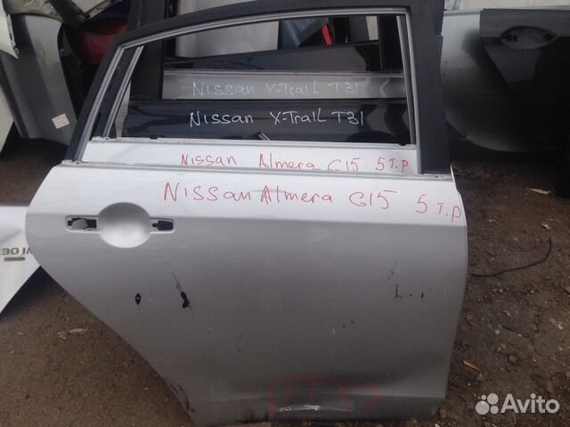 Дверь задняя правая на Nissan Almera G15