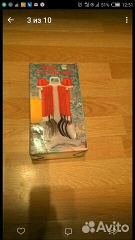 Вилки,ложки,ножы- набор для дачи