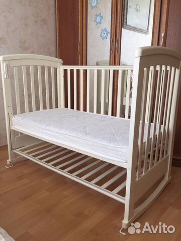 Кроватка детская Treppy и матрас Materlux