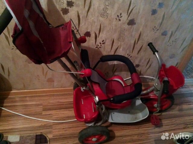 Велосипед с ручкой Велосипед с ручкой