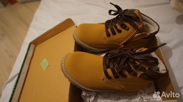Ботинки Timberland 32р осень 7-8 лет