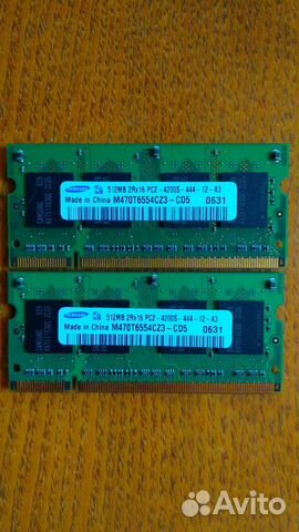 Samsung DDR2 1Gb (2x512Mb) SO-dimm Samsung DDR2 1Gb (2x512Mb) SO-dimm
