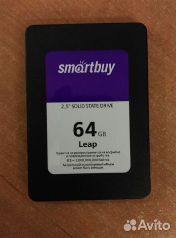HDD 2.5 SSD 64Gb Smartbuy Leap