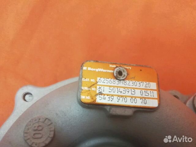 Турбина Renault, Nissan, K9K,1.5 DT, 5439-970-0070 Турбина Renault, Nissan, K9K,1.5 DT, 5439-970-0070