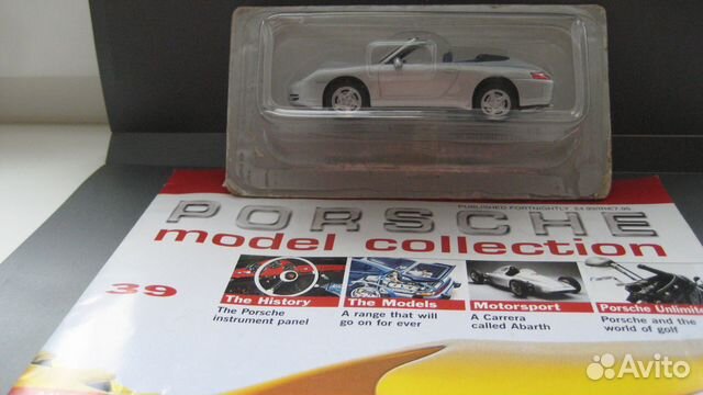 Модель Porsche 911 Carrera Cabrio 1/43 Модель Porsche 911 Carrera Cabrio 1/43