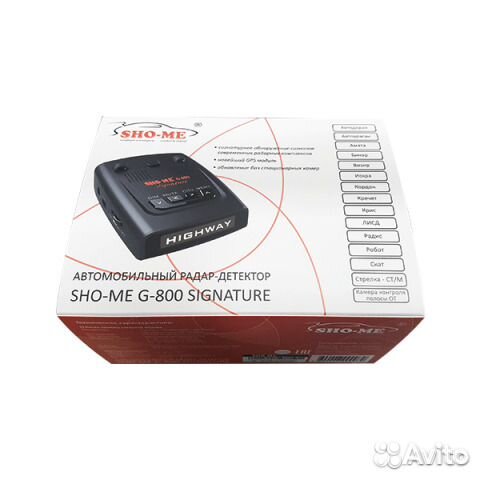 Антирадар SHO-ME G800 Signature