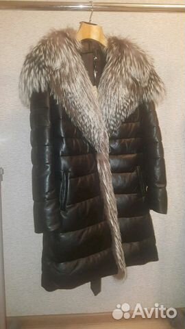 Кожаное пальто зимнее новое Кожаное пальто зимнее новое