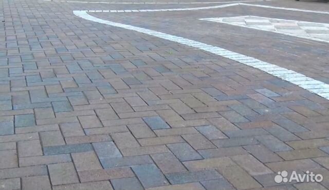 Укладка тротуарной плитки, бордюров Укладка тротуарной плитки, бордюров