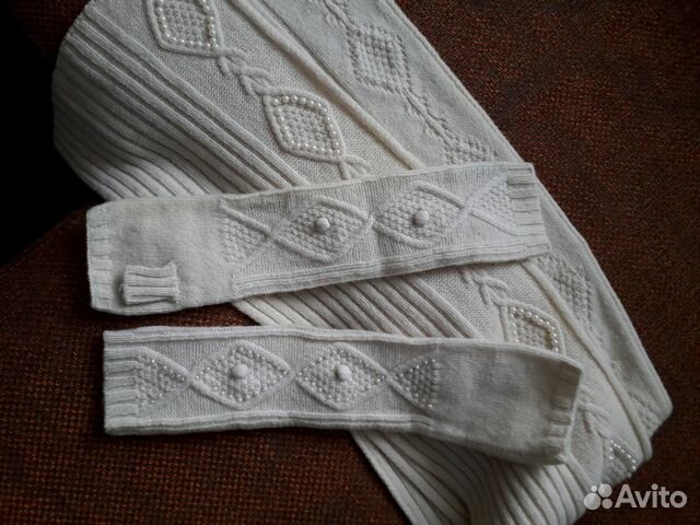 Шарф и рукавицы