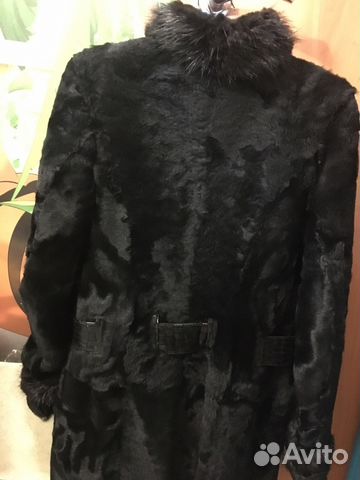 Дубленка женская натуральная чернобурка и кожа Дубленка женская натуральная чернобурка и кожа