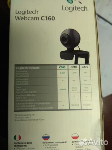 Веб-камера Webcam Logitech С160 Веб-камера Webcam Logitech С160