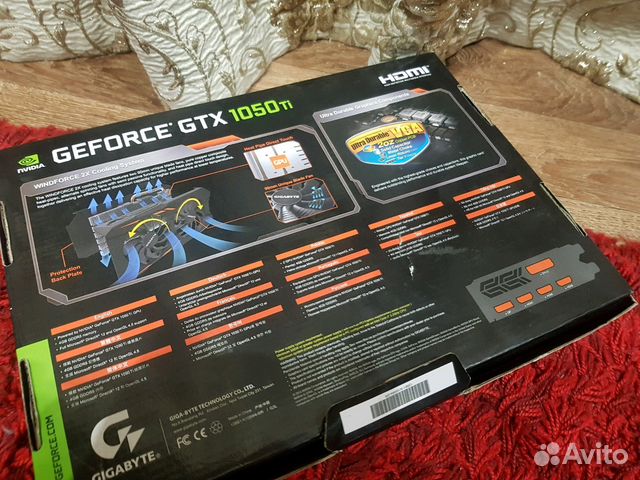 Видеокарта Geforce gtx1050ti 4gb