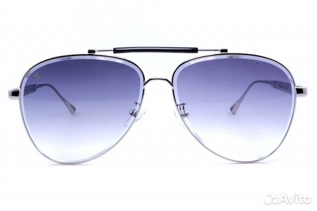 Солнцезащитные очки Louis Vuitton Aviator Silver