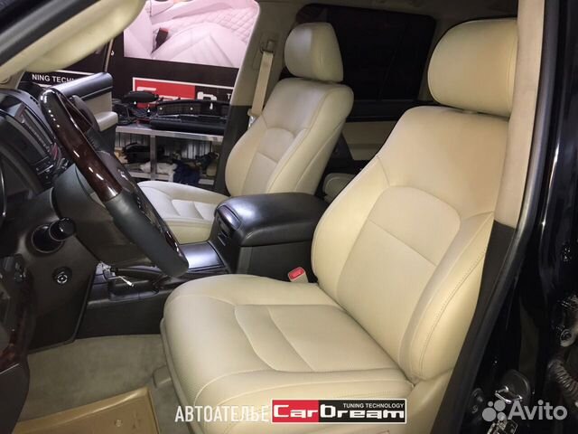 Кожаный салон сиденья Toyota Land Cruiser 200