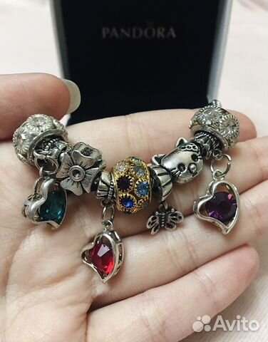 Браслет+шармы Pandora
