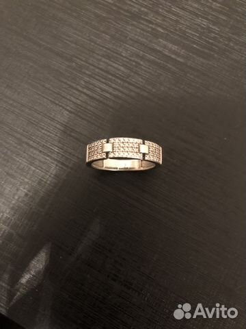 Серебряное кольцо с фианитами