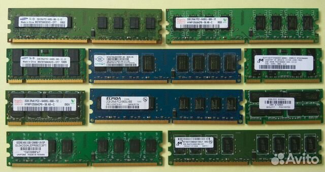 Память DDR2, DDR3, DDR4; процессоры 775,1155
