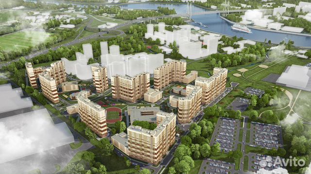1-к квартира, 36 м², 22/24 эт. 1-к квартира, 36 м², 22/24 эт.