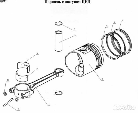 Запчасти к компрессорной головке C415M
