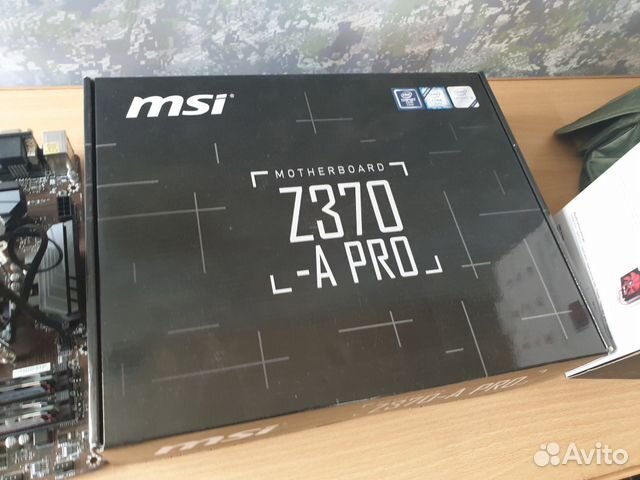 Новый игровой комплект i3 8350k+Z370 A PRO+16gb